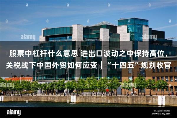 股票中杠杆什么意思 进出口波动之中保持高位，关税战下中国外贸如何应变｜“十四五”规划收官